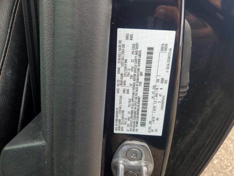 Продажа на аукционе авто 2022 Ford Escape, vin: 1FMCU9J9XNUA39497, номер лота: 51338936