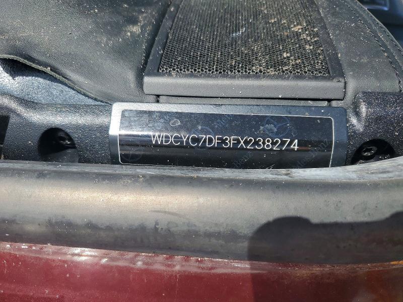 49063596 :رقم المزاد ، WDCYC7DF3FX238274 vin ، 2015 Mercedes-benz G مزاد بيع