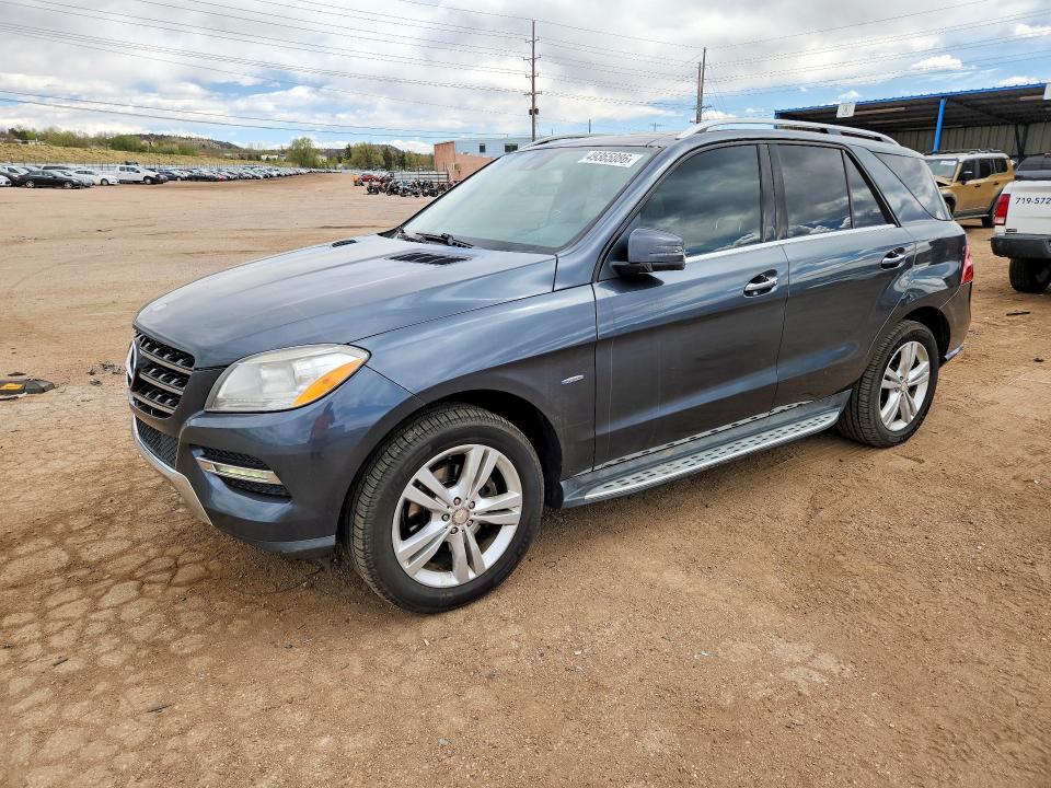 49365086 :رقم المزاد ، 4JGDA2EB8CA017322 vin ، 2012 Mercedes-benz Ml مزاد بيع