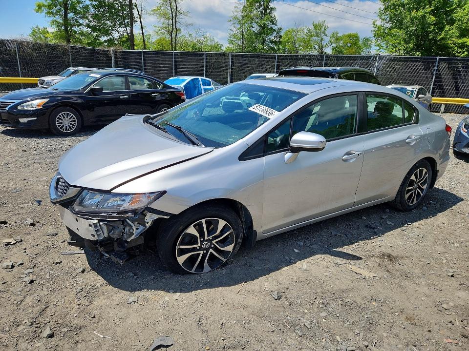 Auction sale of the 2014 Honda Civic, vin: 19XFB2F85EE028694, lot number: 51730936