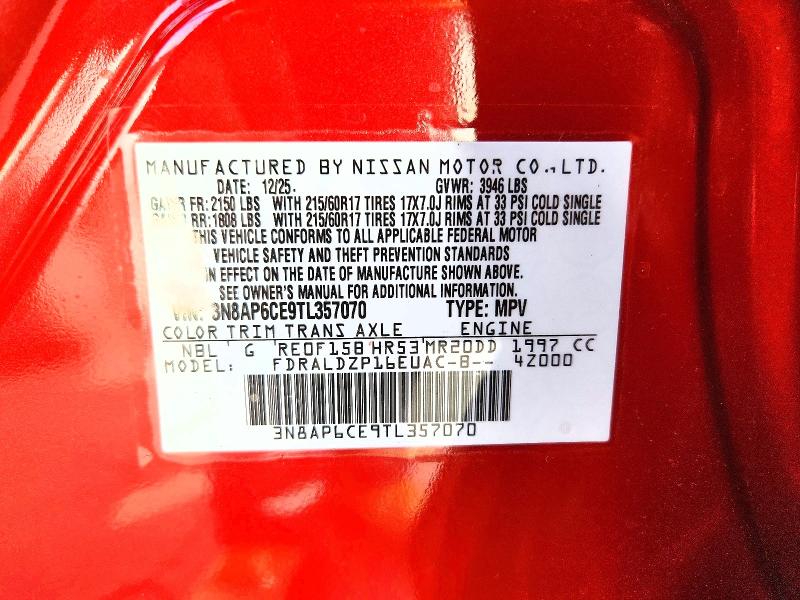 Продажа на аукционе авто 2026 Nissan Kicks, vin: 3N8AP6CE9TL357070, номер лота: 51465186