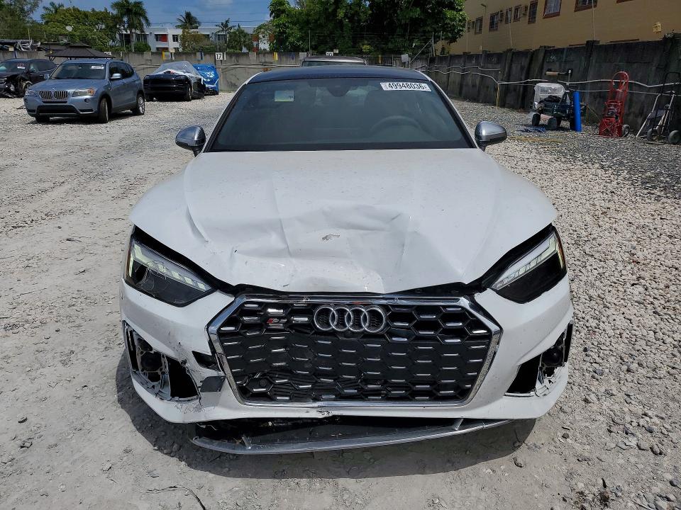 2025 Audi S5 მანქანა იყიდება აუქციონზე, vin: WAUA4CF5XSA003902, აუქციონის ნომერი: 49948036
