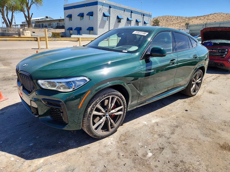 2022 Bmw X6 მანქანა იყიდება აუქციონზე, vin: 5UXCY8C01N9K59887, აუქციონის ნომერი: 51823196