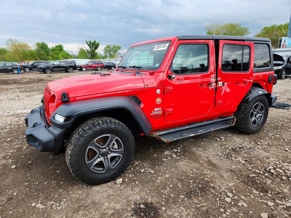 50924156 :رقم المزاد ، 1C4HJXDN6JW289205 vin ، 2018 Jeep Wrangler Unlimited مزاد بيع