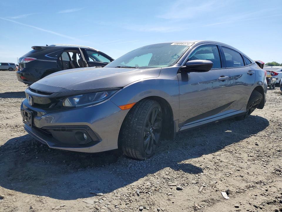 49086376 :رقم المزاد ، 19XFC2F83KE211066 vin ، 2019 Honda Civic مزاد بيع