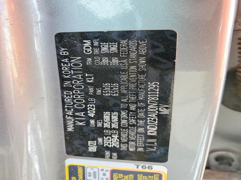 50313126 :رقم المزاد ، KNDJ23AU0N7811295 vin ، 2022 Kia Soul مزاد بيع