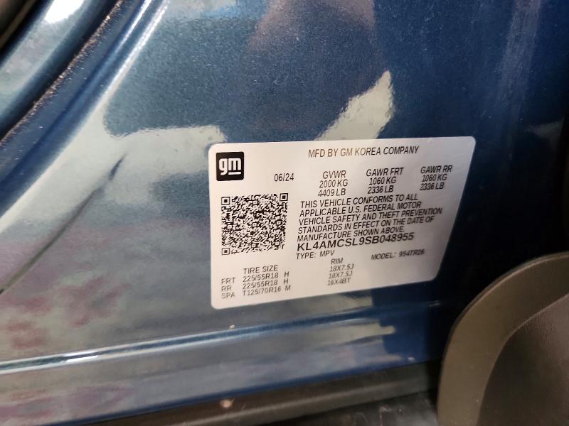 2025 Buick Encore Gx მანქანა იყიდება აუქციონზე, vin: KL4AMCSL9SB048955, აუქციონის ნომერი: 50300076