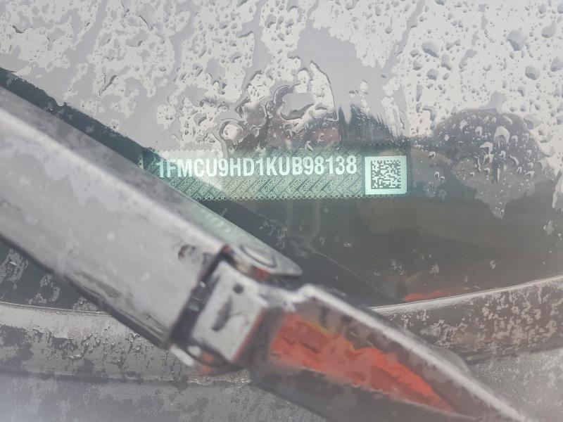 51756716 :رقم المزاد ، 1FMCU9HD1KUB98138 vin ، 2019 Ford Escape مزاد بيع