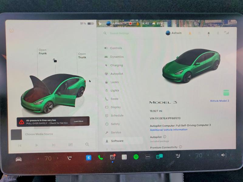 Aukcja sprzedaży 2023 Tesla Model 3, vin: 5YJ3E1EA1PF681013, numer aukcji: 50335296