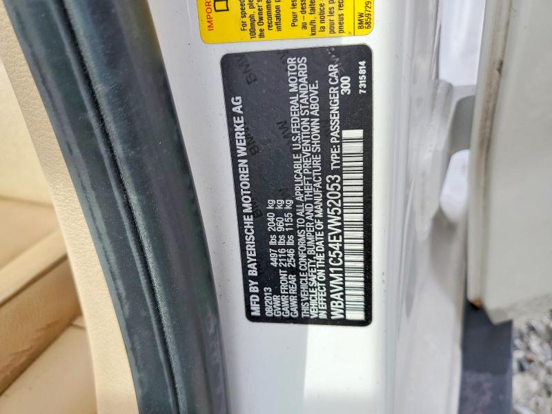 Aukcja sprzedaży 2014 Bmw X1, vin: WBAVM1C54EVW52053, numer aukcji: 79290165