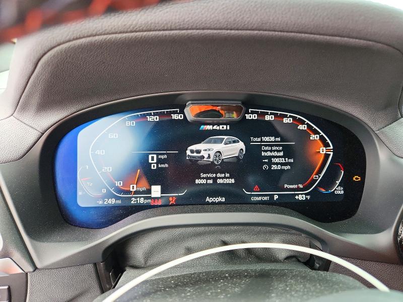 50647266 :رقم المزاد ، 5UX43DT0XS9X68691 vin ، 2025 Bmw X4 مزاد بيع