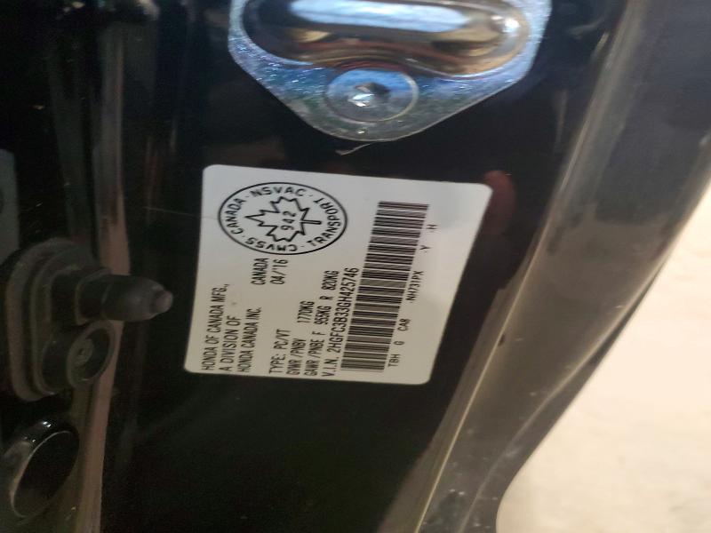 50859346 :رقم المزاد ، 2HGFC3B33GH425746 vin ، 2016 Honda Civic مزاد بيع