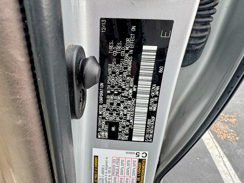 Продажа на аукционе авто 2014 Lexus Gx, vin: JTJJM7FX7E5072942, номер лота: 50702826