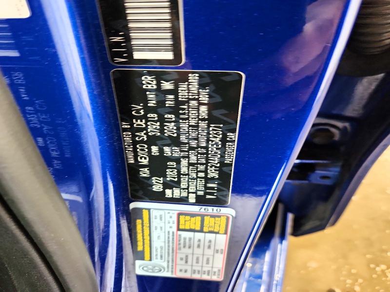 Продаж на аукціоні авто 2023 Kia Forte, vin: 3KPF24AD5PE542371, номер лоту: 50156186