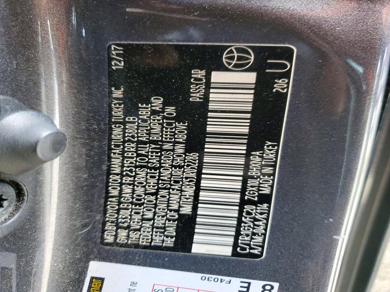 Продажа на аукционе авто 2018 Toyota C-hr, vin: NMTKHMBX5JR052286, номер лота: 50767086