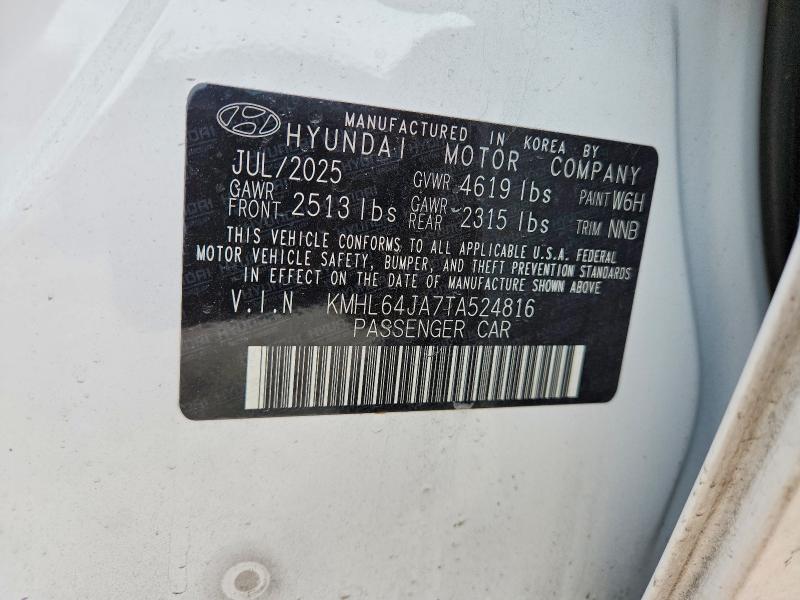 Продажа на аукционе авто 2026 Hyundai Sonata, vin: KMHL64JA7TA524816, номер лота: 51844706