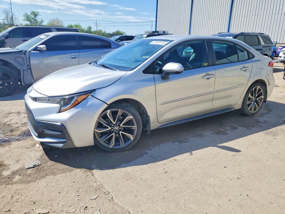 2021 Toyota Corolla მანქანა იყიდება აუქციონზე, vin: 5YFS4MCE4MP083665, აუქციონის ნომერი: 49933416