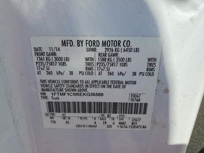 Продажа на аукционе авто 2014 Ford F150, vin: 1FTMF1CM5EKG36588, номер лота: 48575066