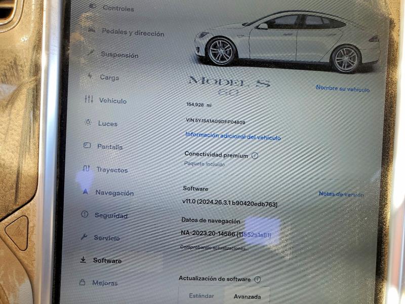 Продажа на аукционе авто 2013 Tesla Model S, vin: 5YJSA1AG9DFP04809, номер лота: 48305176