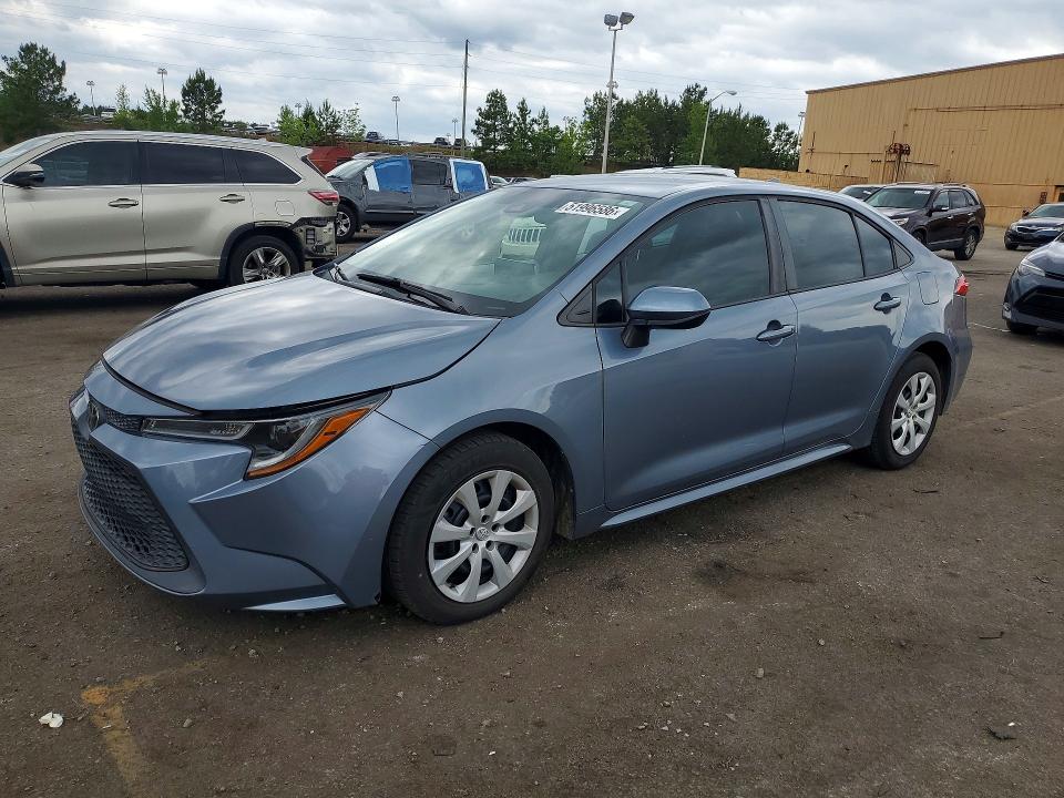 2020 Toyota Corolla მანქანა იყიდება აუქციონზე, vin: 5YFEPRAE9LP105145, აუქციონის ნომერი: 51996586