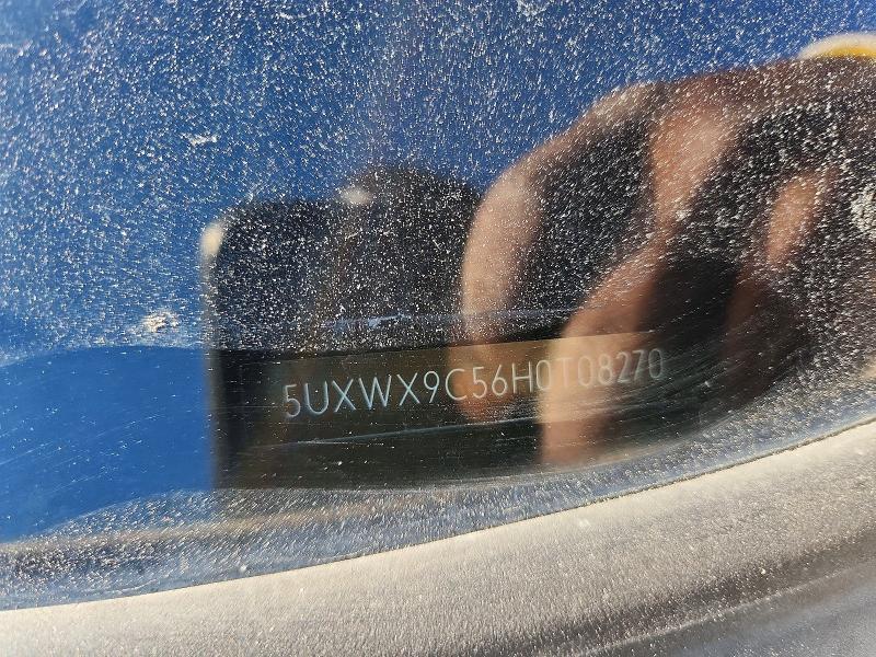 2017 Bmw X3 მანქანა იყიდება აუქციონზე, vin: 5UXWX9C56H0T08270, აუქციონის ნომერი: 51708946