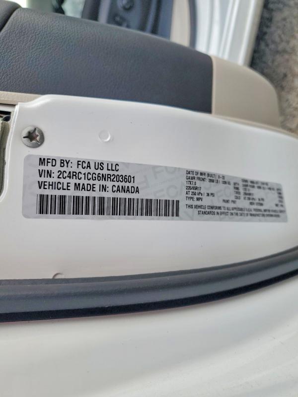 Продажа на аукционе авто 2022 Chrysler Voyager, vin: 2C4RC1CG6NR203601, номер лота: 50678266