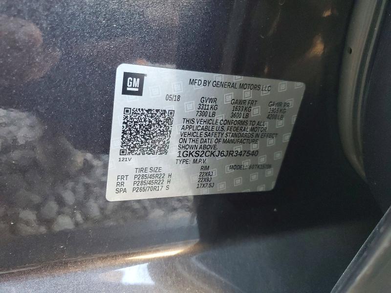 Продажа на аукционе авто 2018 Gmc Yukon, vin: 1GKS2CKJ6JR347540, номер лота: 50233366