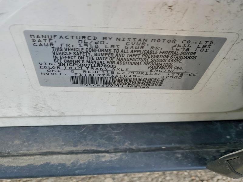 Aukcja sprzedaży 2020 Nissan Kicks, vin: 3N1CP5BV7LL528935, numer aukcji: 51354466