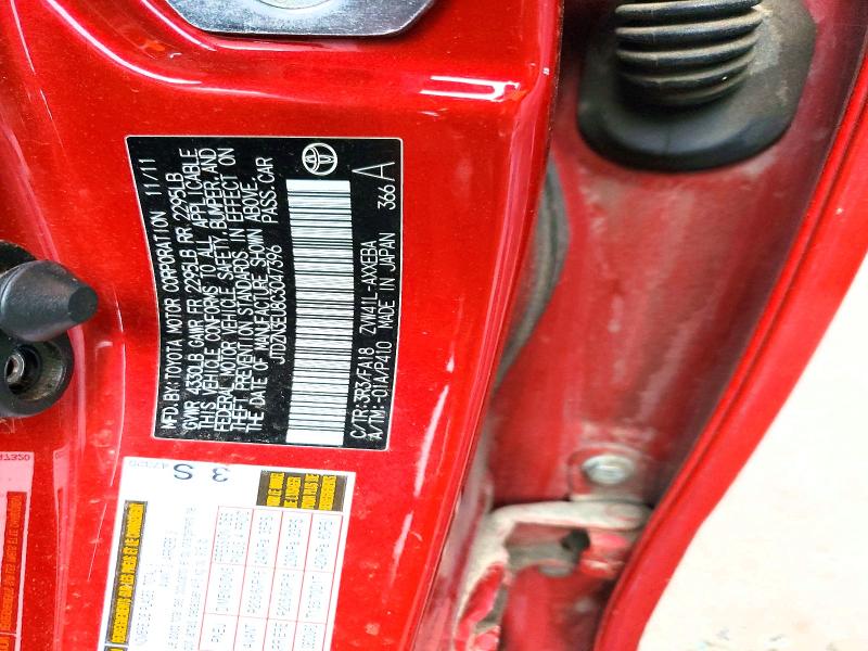 49449176 :رقم المزاد ، JTDZN3EU8C3047396 vin ، 2012 Toyota Prius V مزاد بيع