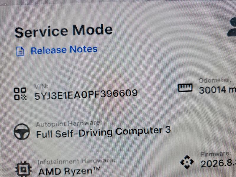 Aukcja sprzedaży 2023 Tesla Model 3, vin: 5YJ3E1EA0PF396609, numer aukcji: 51672106