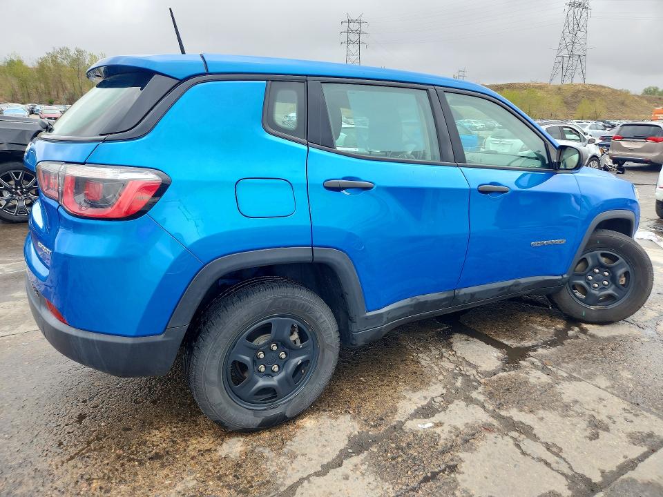 Продажа на аукционе авто 2018 Jeep Compass, vin: 3C4NJDAB1JT483819, номер лота: 51116236