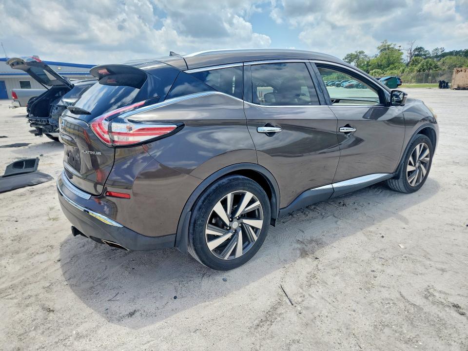 50724896 :رقم المزاد ، 5N1AZ2MG2FN203315 vin ، 2015 Nissan Murano مزاد بيع