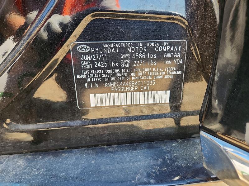 Продаж на аукціоні авто 2011 Hyundai Sonata, vin: KMHEC4A48BA011035, номер лоту: 49660856