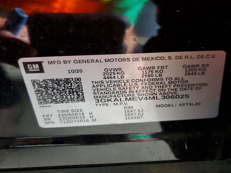 Продаж на аукціоні авто 2021 Gmc Terrain, vin: 3GKALMEV4ML306025, номер лоту: 50767186