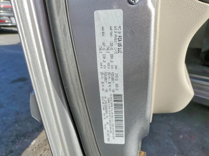 Продаж на аукціоні авто 2016 Chrysler Town & Country, vin: 2C4RC1BG0GR206434, номер лоту: 49140726