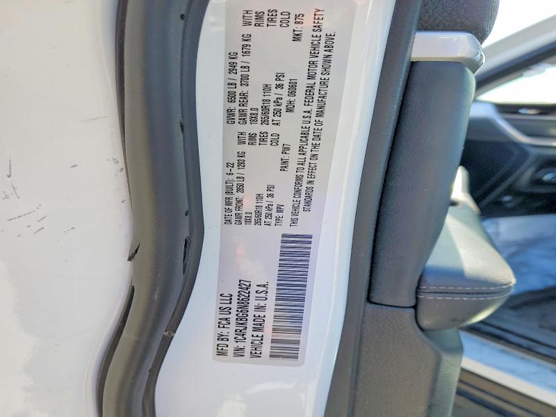 2022 Jeep Grand Cherokee მანქანა იყიდება აუქციონზე, vin: 1C4RJKBG6N8622427, აუქციონის ნომერი: 49092926