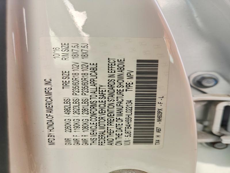 Продаж на аукціоні авто 2017 Acura Rdx, vin: 5J8TB4H55HL022134, номер лоту: 48740106
