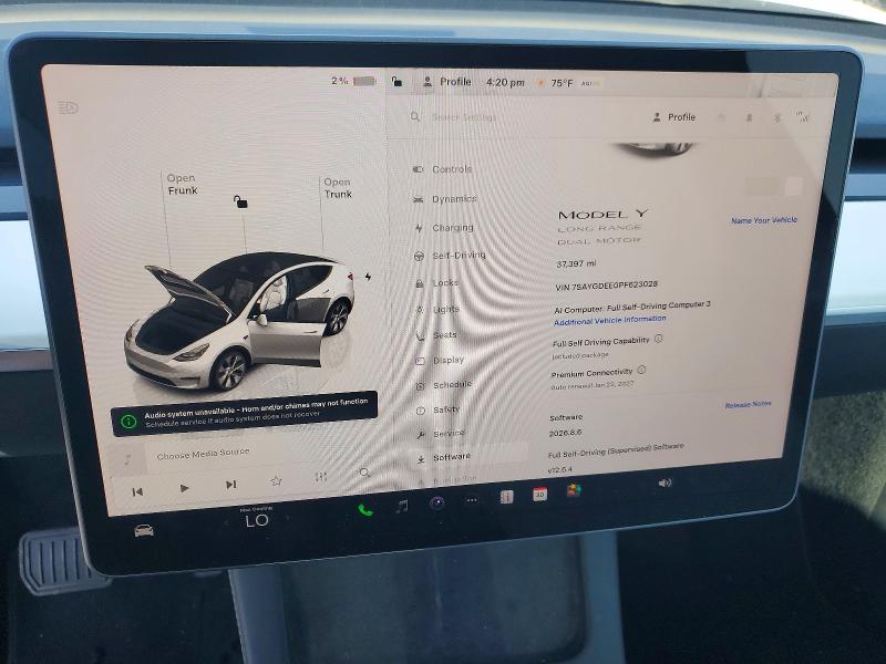 Aukcja sprzedaży 2023 Tesla Model Y, vin: 7SAYGDEE0PF623028, numer aukcji: 52067676