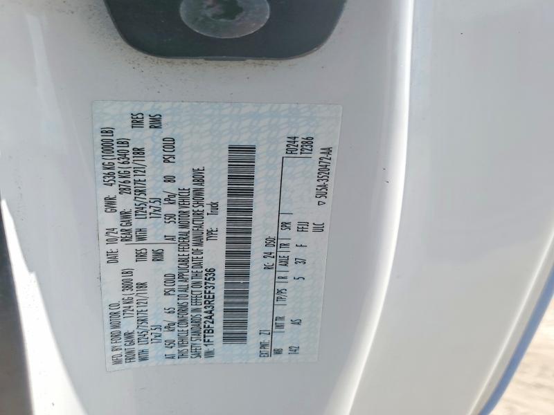 Aukcja sprzedaży 2024 Ford F250, vin: 1FTBF2AA3REF37536, numer aukcji: 51550376