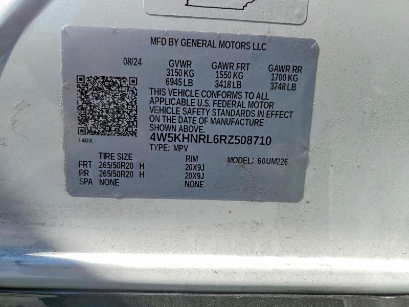 Aukcja sprzedaży 2024 Acura Zdx, vin: 4W5KHNRL6RZ508710, numer aukcji: 48826266