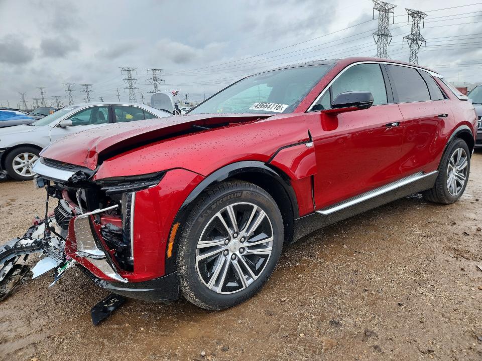 2024 Cadillac Lyriq მანქანა იყიდება აუქციონზე, vin: 1GYKPRRL5RZ128971, აუქციონის ნომერი: 49664116