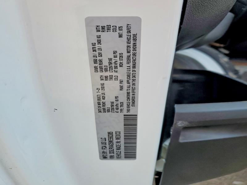 Продаж на аукціоні авто 2021 Ram Promaster 1500, vin: 3C6LRVAG5ME560385, номер лоту: 41807756