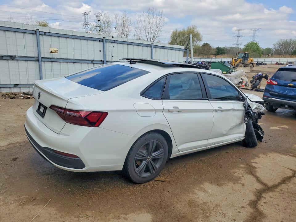 50591056 :رقم المزاد ، 3VW7M7BU5NM031659 vin ، 2022 Volkswagen Jetta مزاد بيع