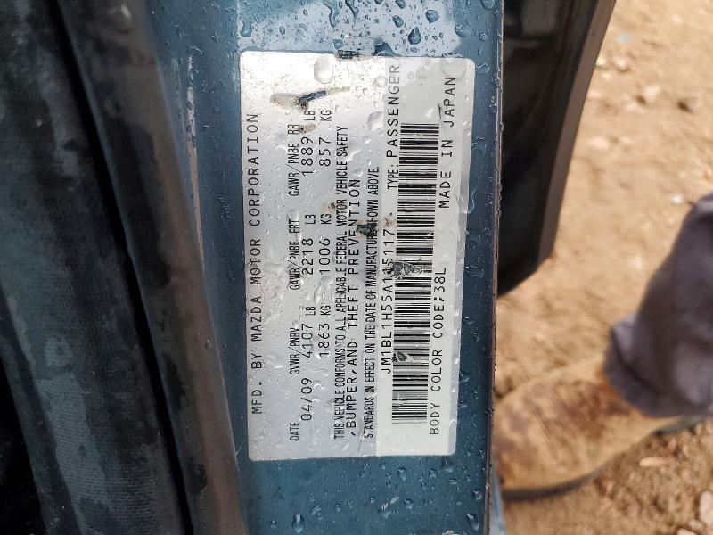 Продажа на аукционе авто 2010 Mazda 3, vin: JM1BL1H55A1151174, номер лота: 51624426