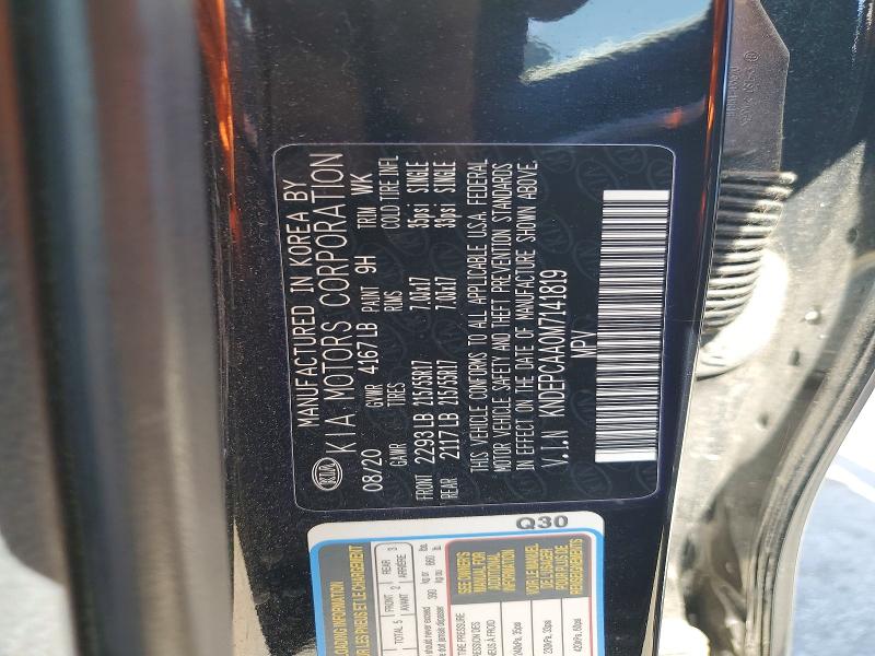 50630566 :رقم المزاد ، KNDEPCAA0M7141819 vin ، 2021 Kia Seltos مزاد بيع