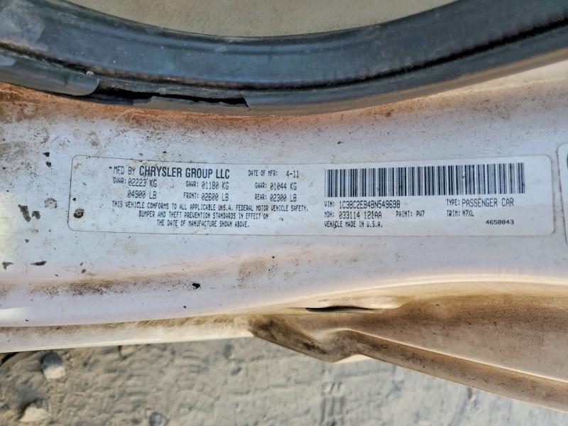Продаж на аукціоні авто 2011 Chrysler 200, vin: 1C3BC2EB4BN549698, номер лоту: 50969856