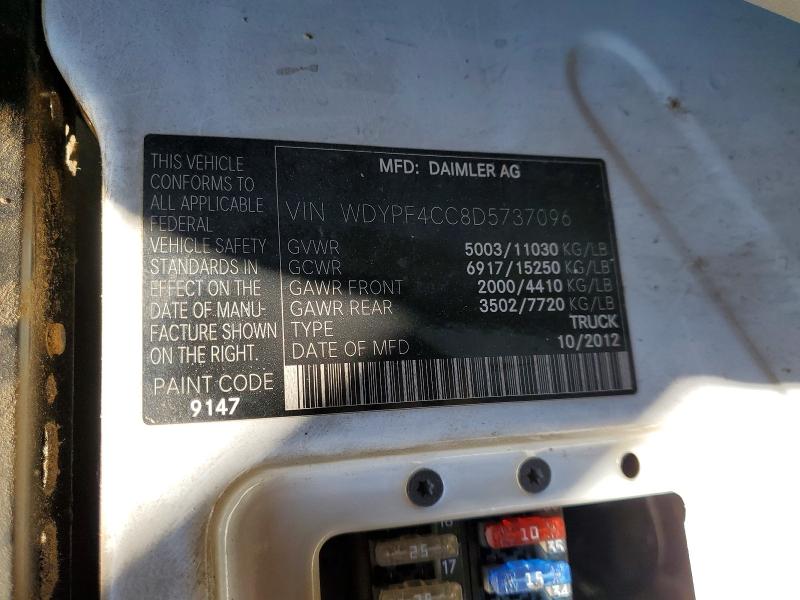 Продажа на аукционе авто 2013 Freightliner Sprinter, vin: WDYPF4CC8D5737096, номер лота: 49201336