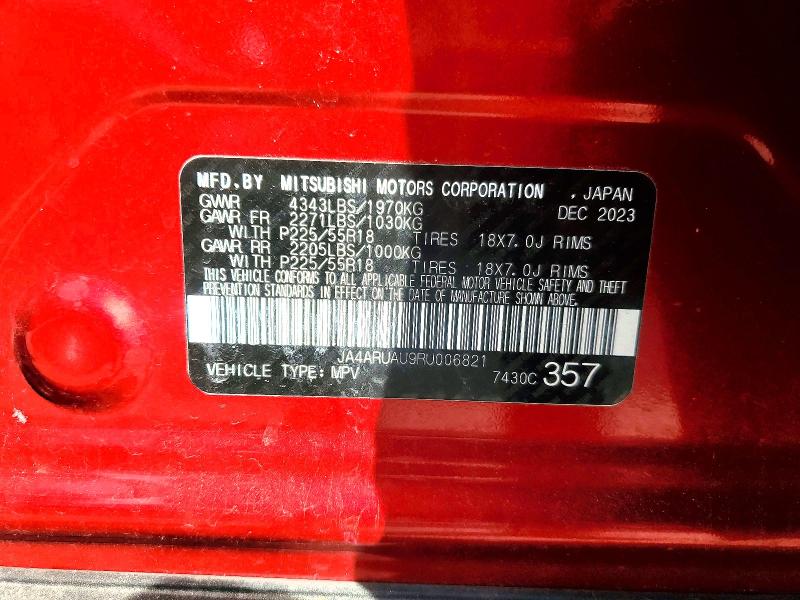 Продаж на аукціоні авто 2024 Mitsubishi Outlander Sport, vin: JA4ARUAU9RU006821, номер лоту: 49682706