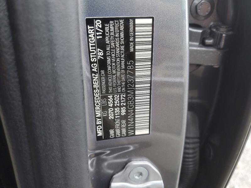 Продажа на аукционе авто 2021 Mercedes-benz Gla, vin: W1N4N4GB3MJ237785, номер лота: 49400216