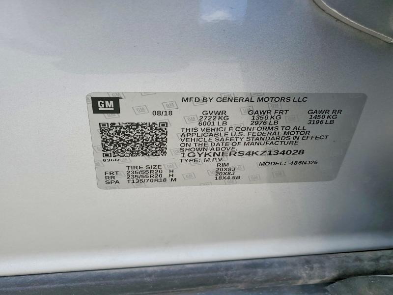 Продажа на аукционе авто 2019 Cadillac Xt5, vin: 1GYKNERS4KZ134028, номер лота: 51516526
